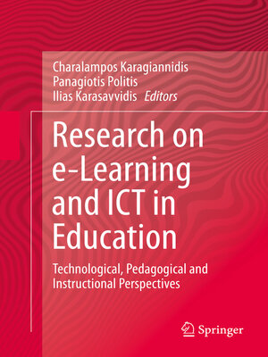 cover image of Research on e-Learning and ICT in Education